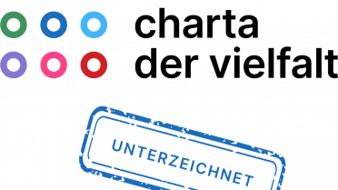 Charta der Vielfalt mit Schriftzug unterzeichnet