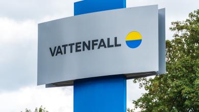 Firmenschild Vattenfall