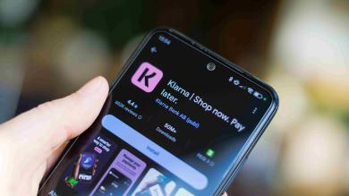 Klarna App auf Handy