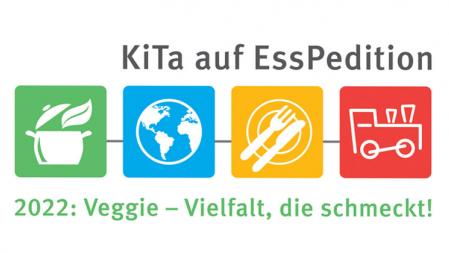 Logo Kita auf Esspedition mehrere Symbole