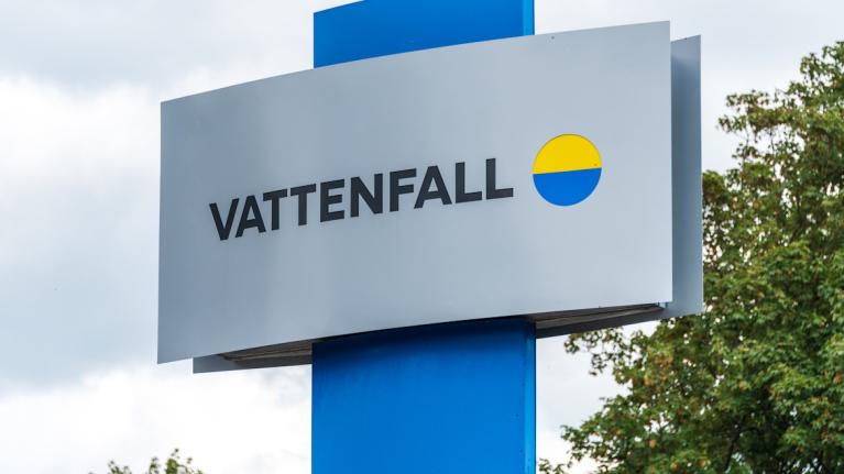 Firmenschild Vattenfall