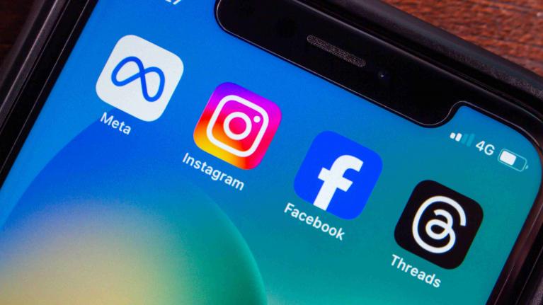 Instagram Meta Bildschirm Handy Apps