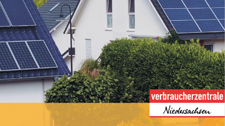 Energieberatung der Verbraucherzentrale - Photovoltaik für Privathaushalte Broschüre  