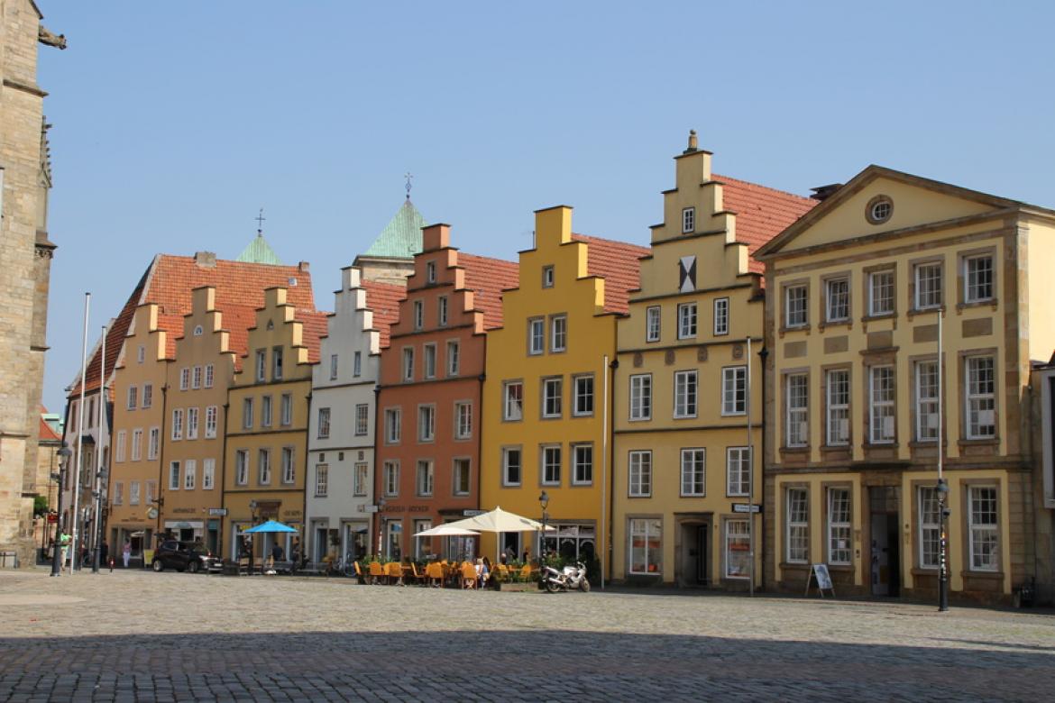 Zu sehen ist der Rathausplatz Osnabrück