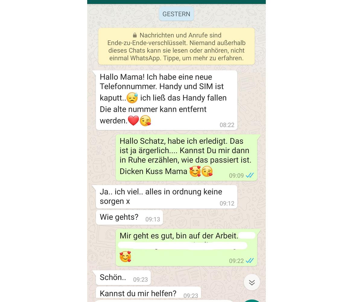 Screenshot WhatsApp Chat