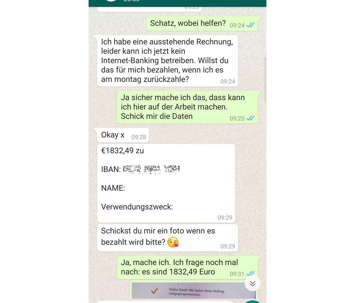 Screenshot WhatsApp Chat