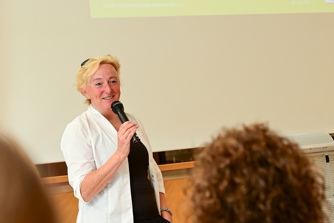 Rednerin Carola Persiel, Referatsleiterin Niedersächsisches Ministerium für Ernährung, Landwirtschaft und Verbraucherschutz