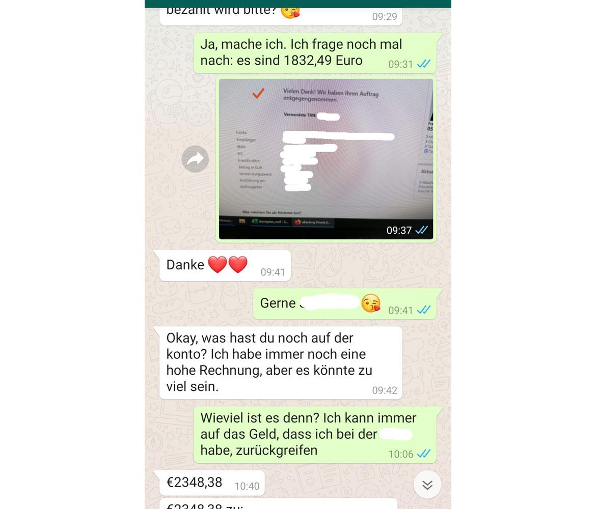 Screenshot WhatsApp Chat