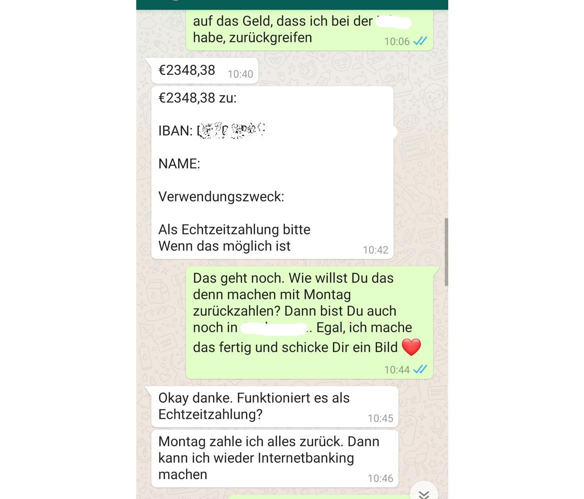 Screenshot WhatsApp Chat