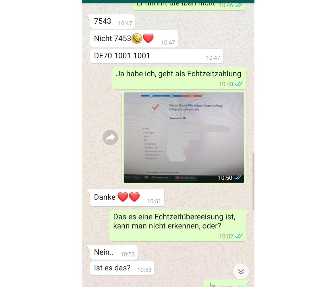 Screenshot WhatsApp Chat