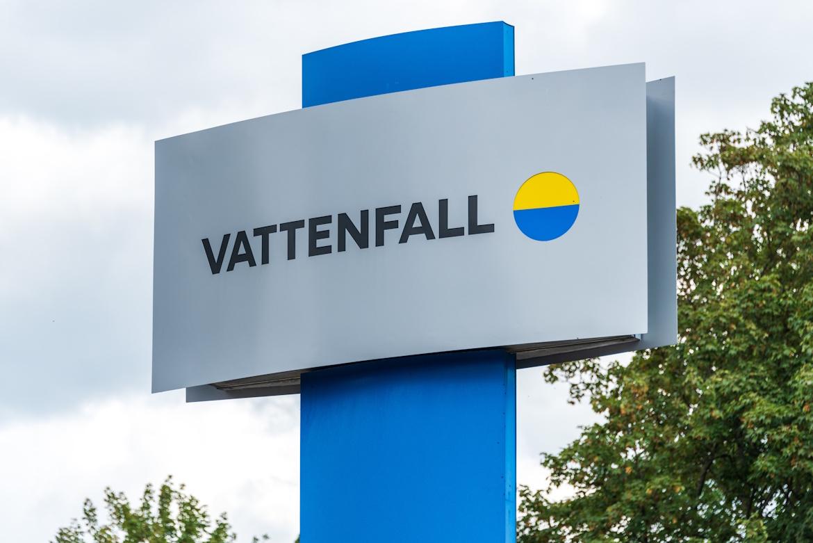 Firmenschild Vattenfall