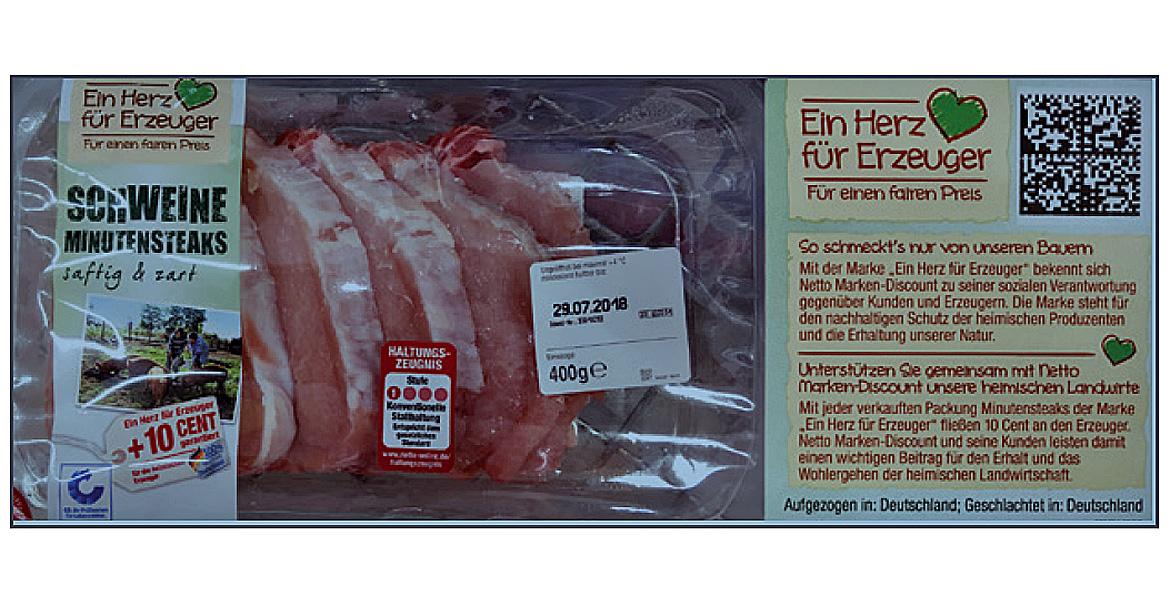 Werbeaussagen Fleisch - Herz für Erzeuger