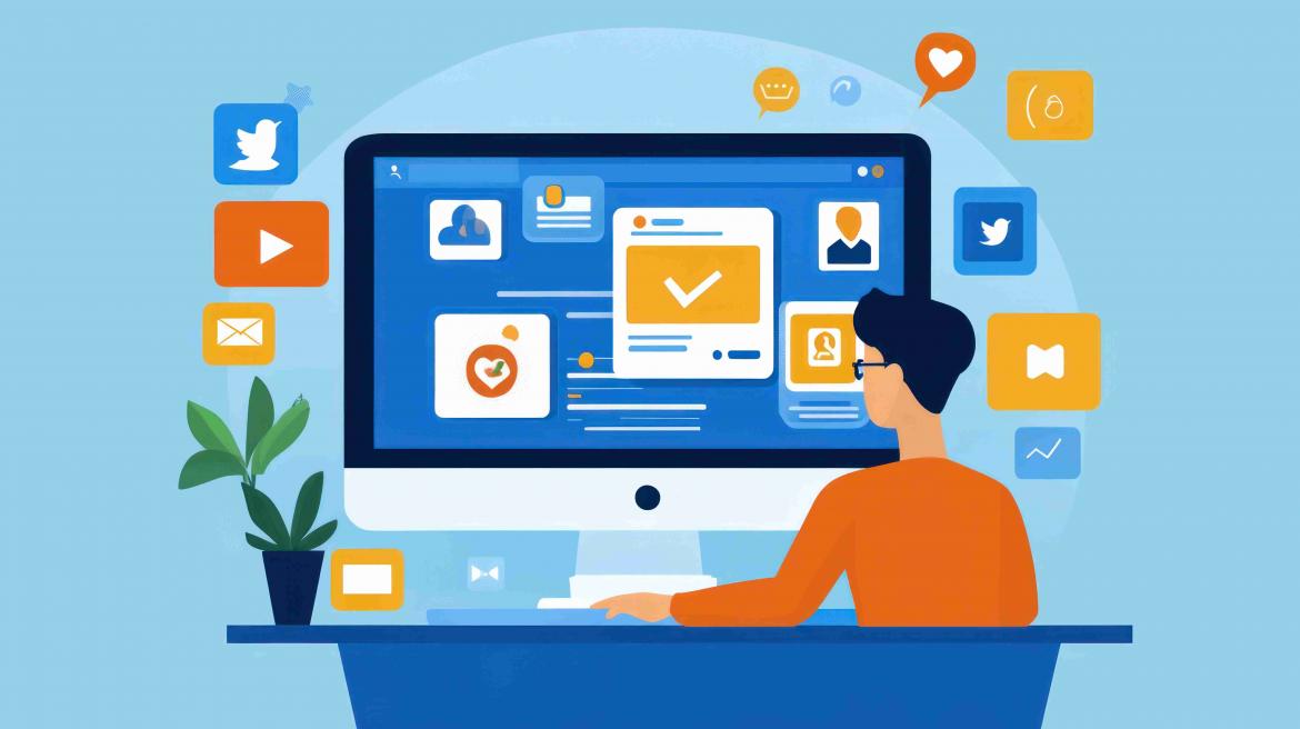 Jobs Pressereferent Illustration