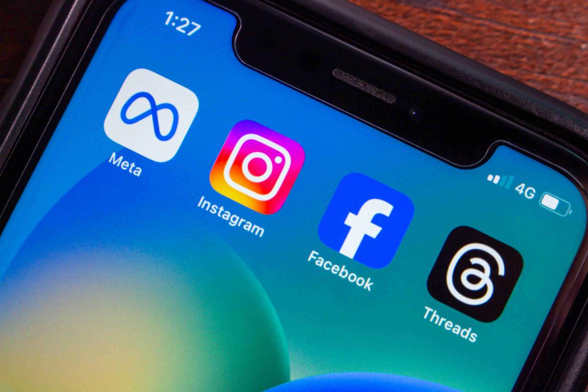 Instagram Meta Bildschirm Handy Apps