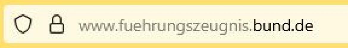 Führungszeugnis Bund