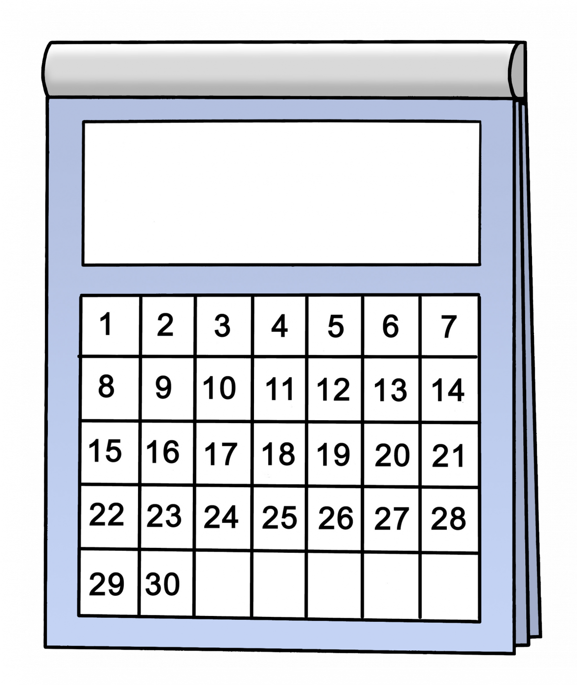 Kalender Grafik einfache Sprache Piktogramm