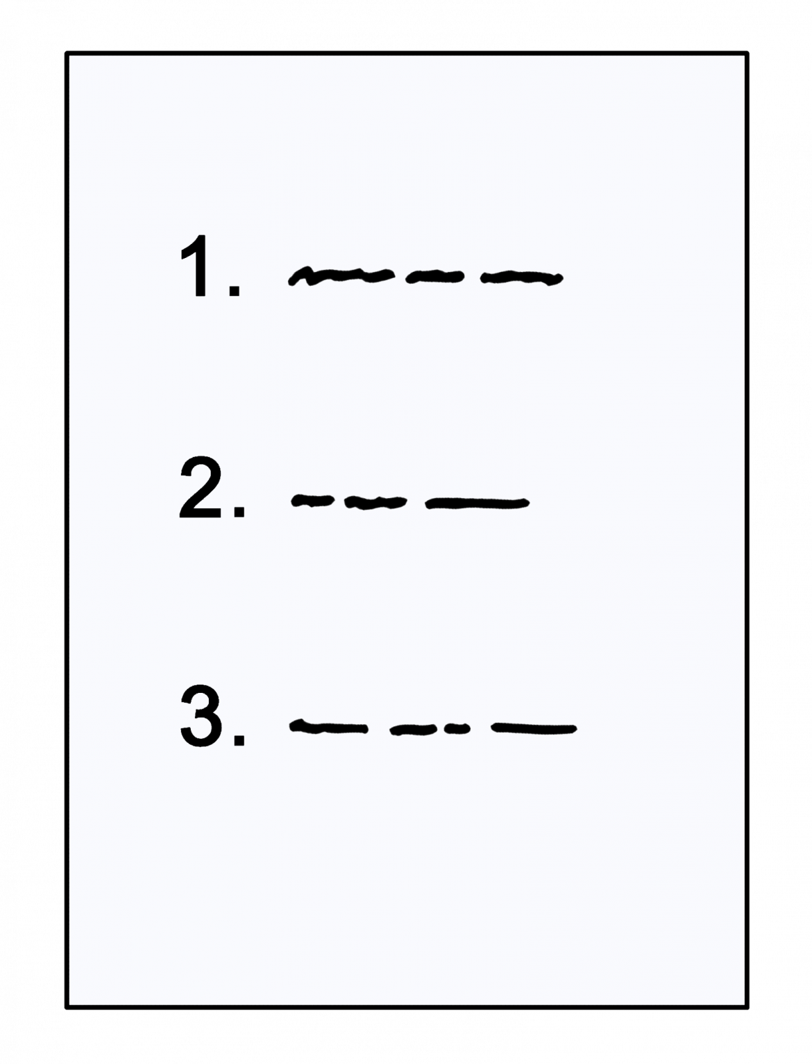 Liste Grafik einfache Sprache Piktogramm