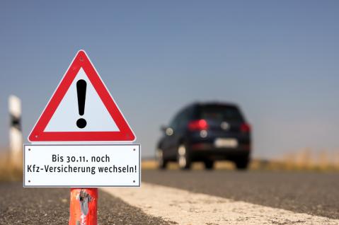 Autoversicherung - Bis zum 30. November wechseln