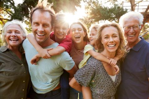 Familie mit mehr Generationen