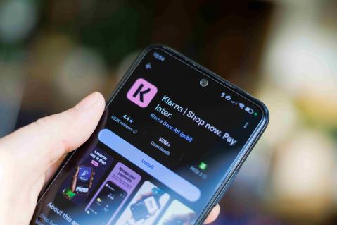 Klarna App auf Handy
