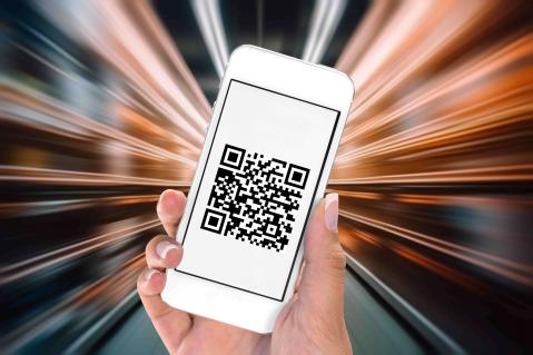 QR-Code auf Handy
