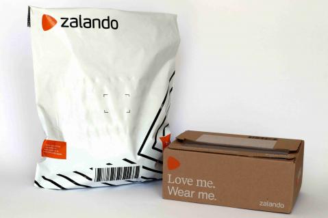 Tüte und Paket von Zalando