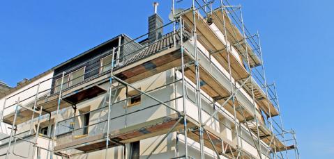 Haus wird saniert